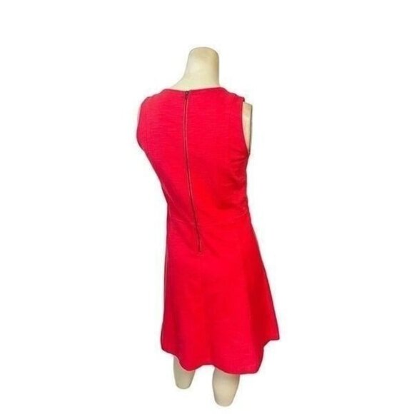 J Crew Coral Knit Princess Seam Ponte Dress 2 - Picture 4 of 5